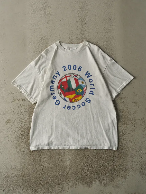 Vintage 06' White Germany World Soccer Tee (L/XL) sold by Rebalance Vintage