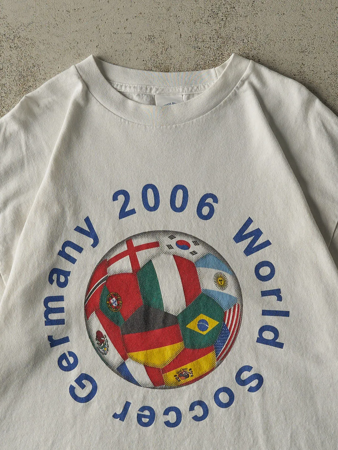 Vintage 06' White Germany World Soccer Tee (L/XL) sold by Rebalance Vintage product image thumbnail 2