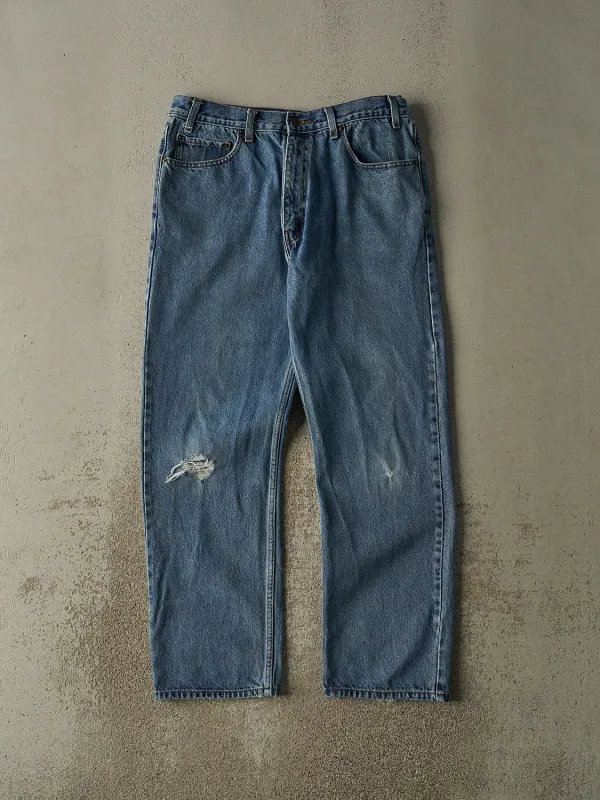 Vintage 90s Mid Wash Levi's Signature Jeans (33x30) sold by Rebalance Vintage