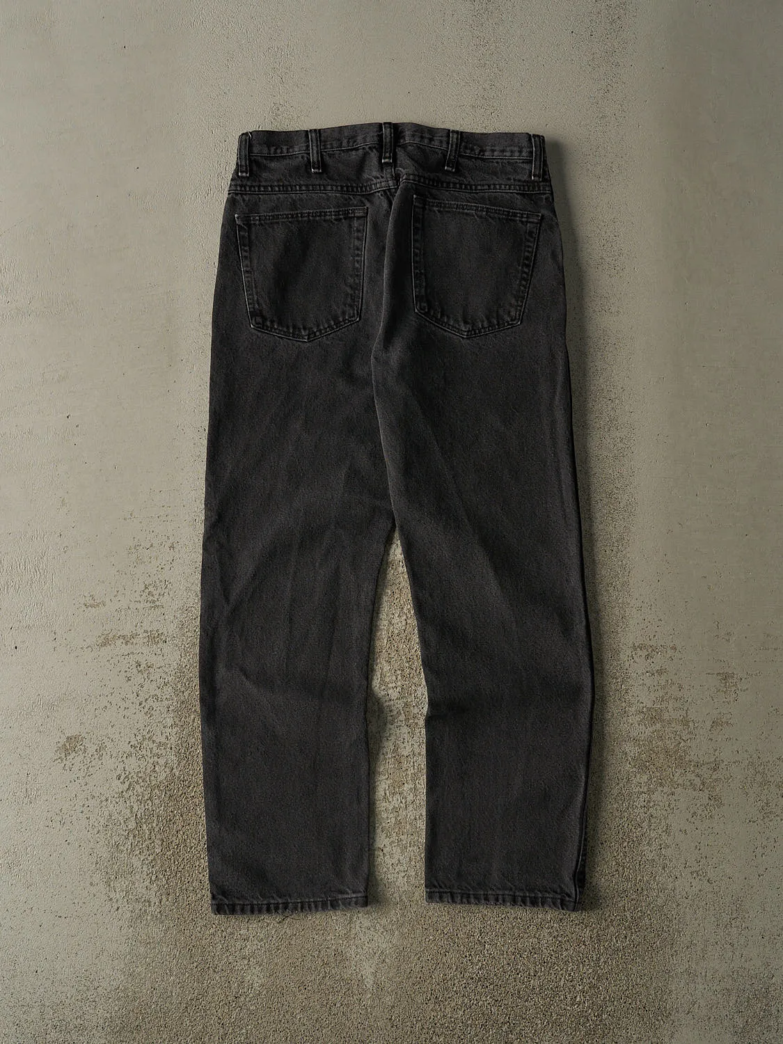 Vintage 90s Faded Black Denim Pants (32x29.5) sold by Rebalance Vintage product image thumbnail 3