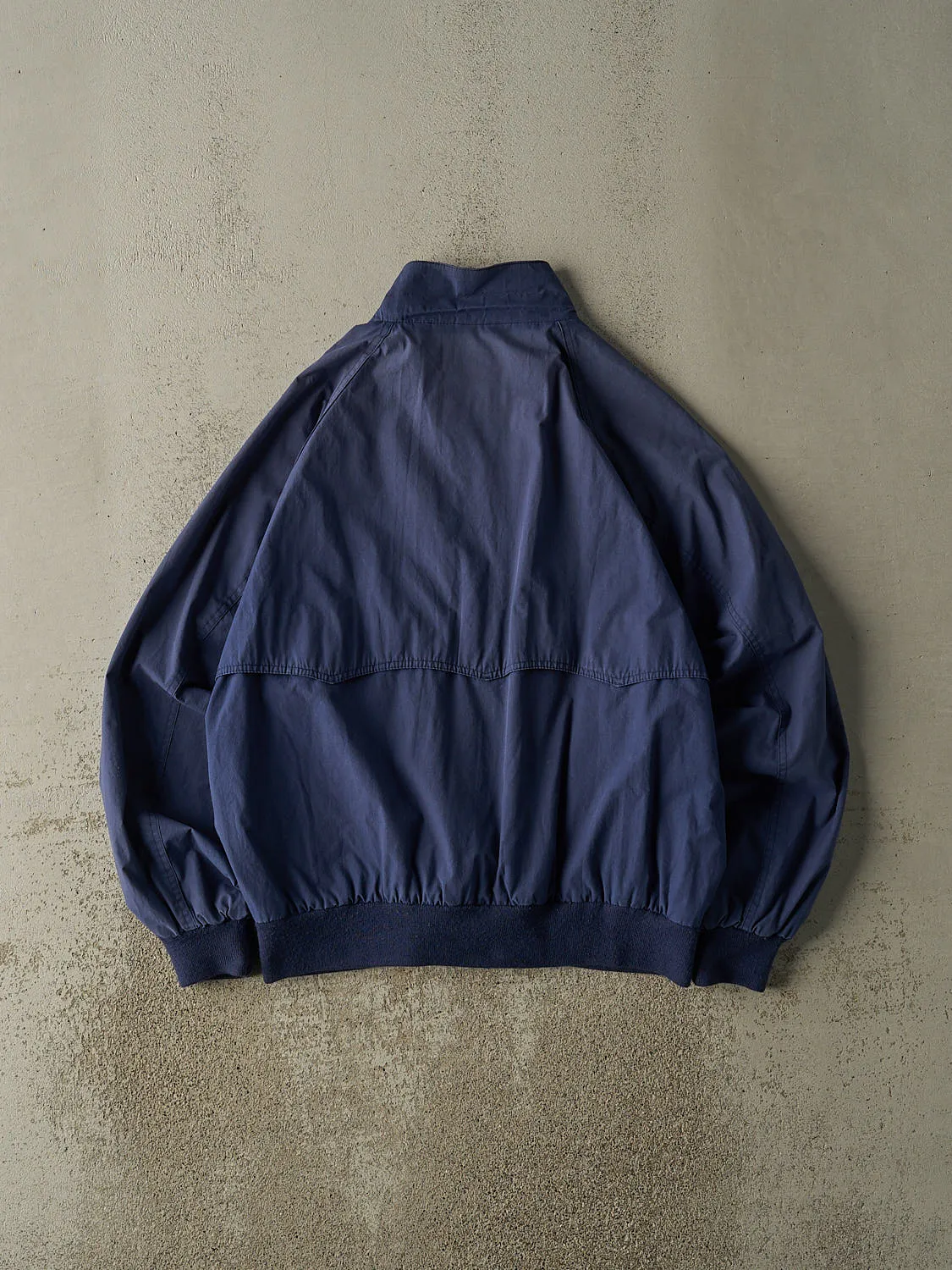 Vintage 90s Navy Blue American Eagle Harrington Bomber Jacket (L/XL) sold by Rebalance Vintage product image thumbnail 3