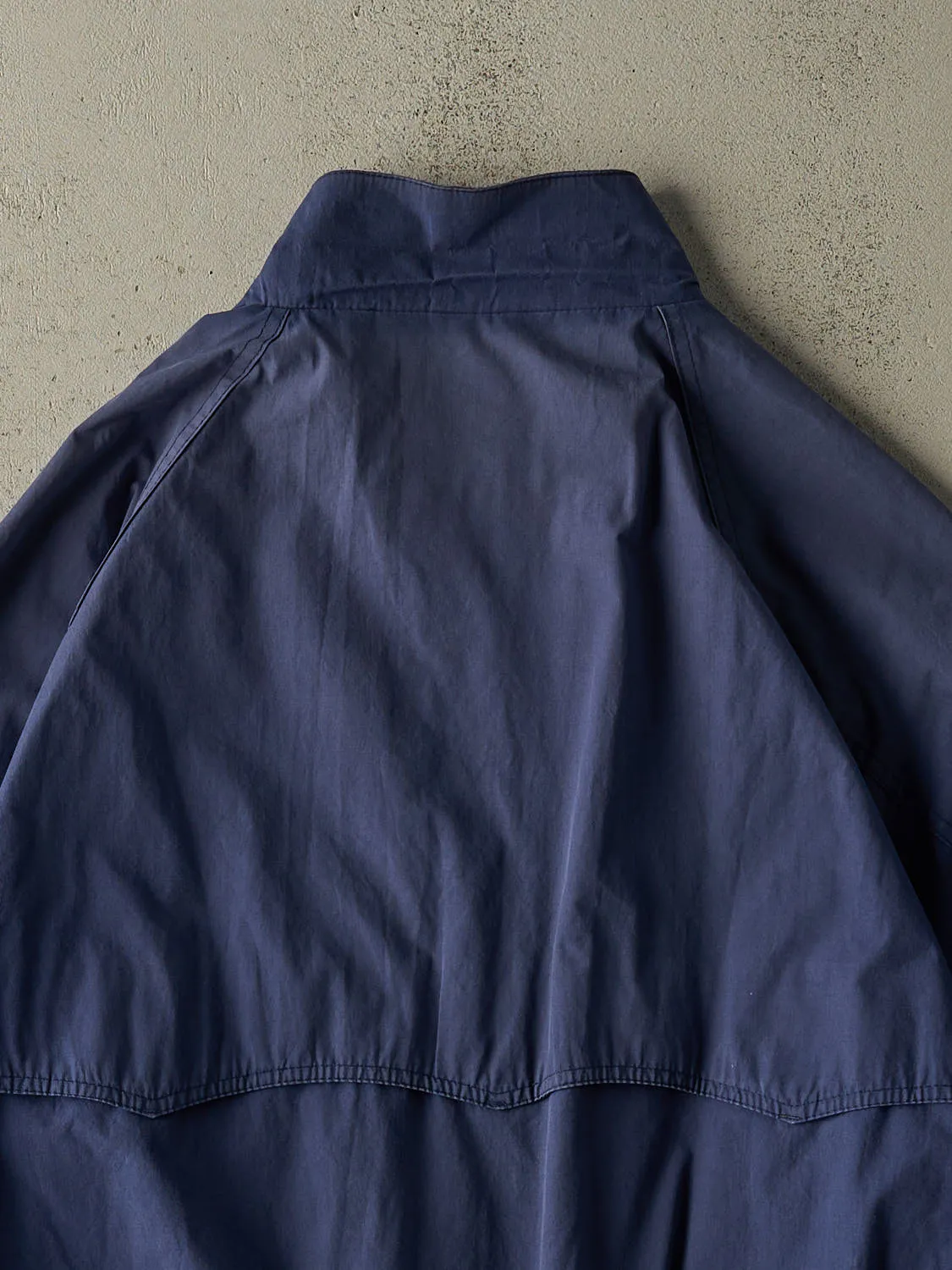 Vintage 90s Navy Blue American Eagle Harrington Bomber Jacket (L/XL) sold by Rebalance Vintage product image thumbnail 4