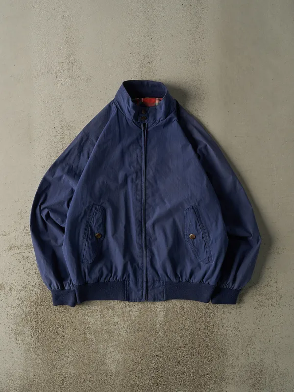 Vintage 90s Navy Blue American Eagle Harrington Bomber Jacket (L/XL) sold by Rebalance Vintage