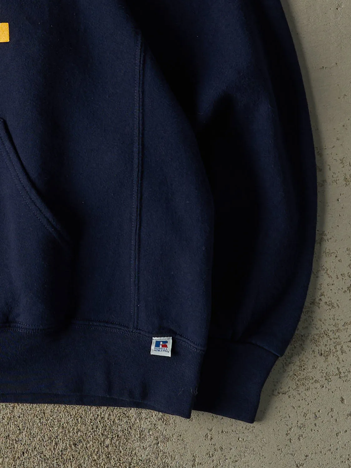 Vintage Y2K Navy Blue Whitmer Baseball Russell Athletic Hoodie (XL/XXL) sold by Rebalance Vintage product image thumbnail 4