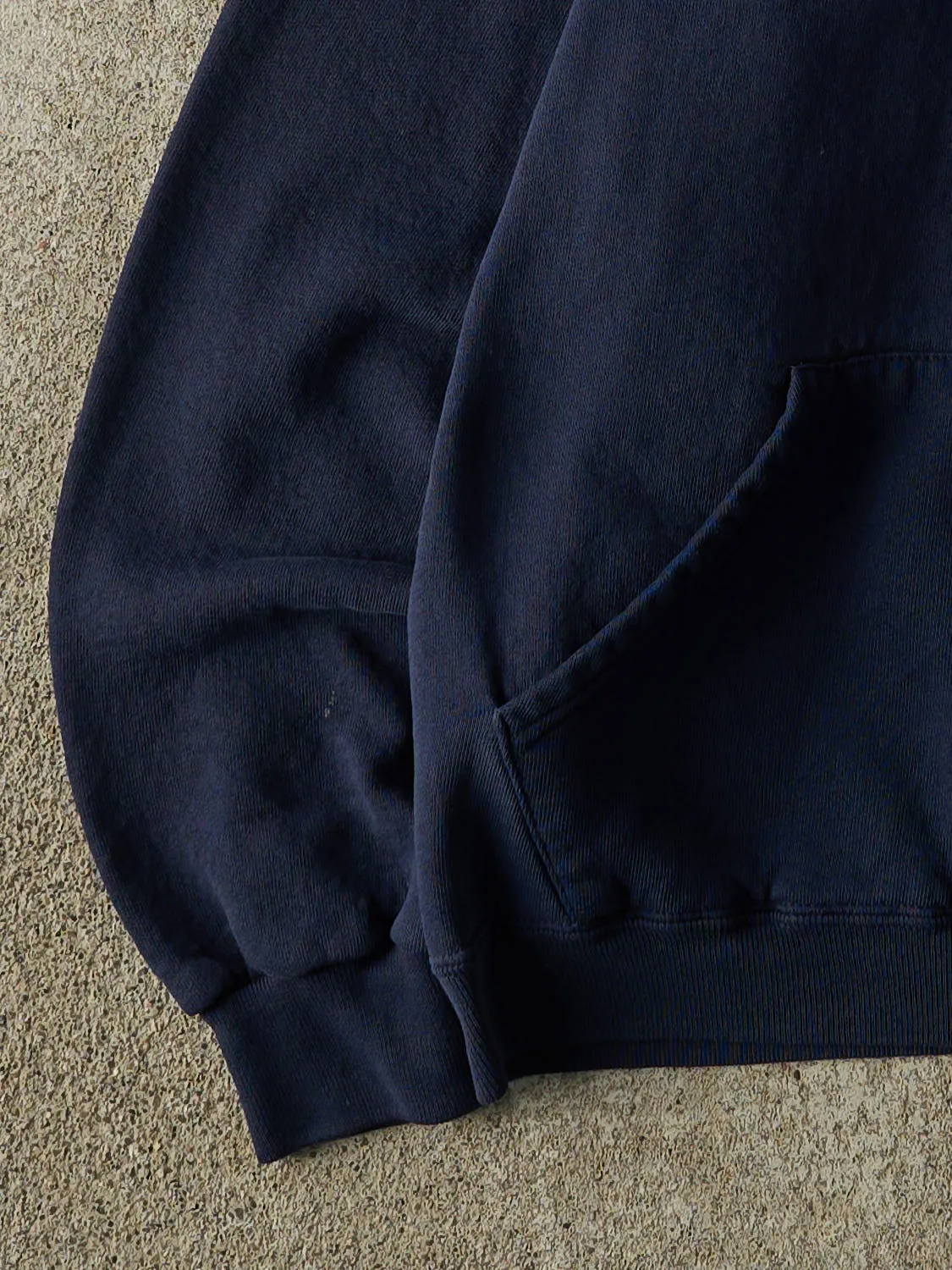 Vintage 90s Navy Blue Carson Russell Athletic Hoodie (M/L) sold by Rebalance Vintage product image thumbnail 3
