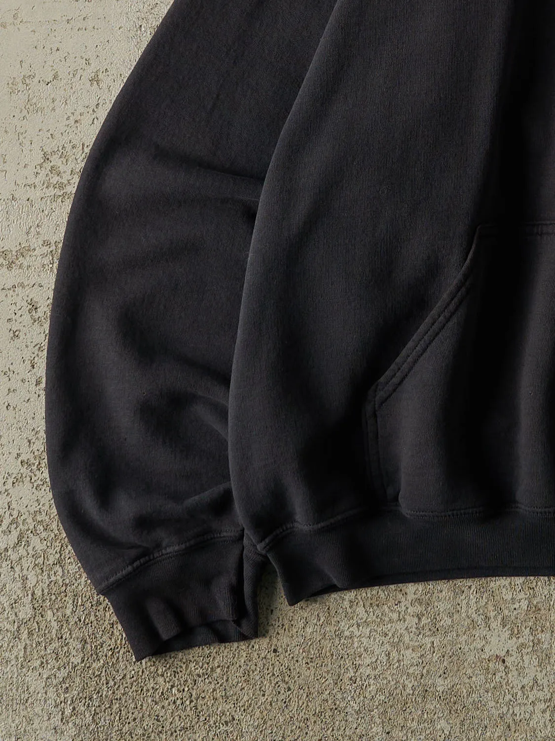 Vintage 90s Sun Faded Black University of Oregon Hoodie (L/XL) sold by Rebalance Vintage product image thumbnail 3