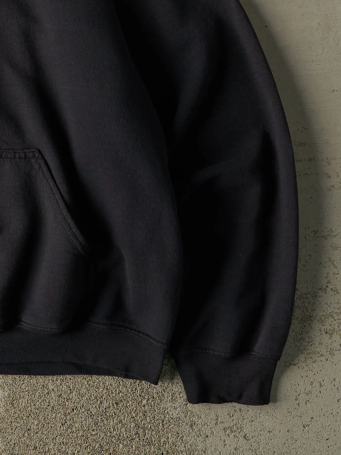 Vintage 90s Sun Faded Black University of Oregon Hoodie (L/XL) sold by Rebalance Vintage product image thumbnail 4