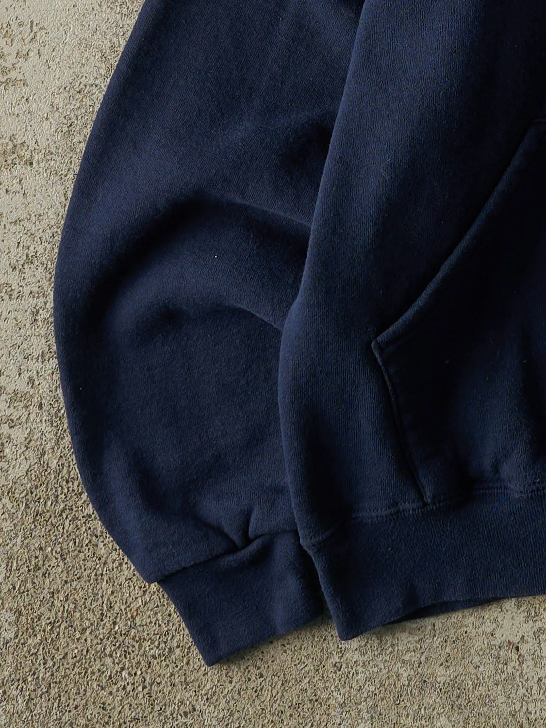 Vintage 90s Navy Blue Melfort Golf & Country Club Russell Athletic Embroidered Hoodie (M/L) sold by Rebalance Vintage product image thumbnail 3