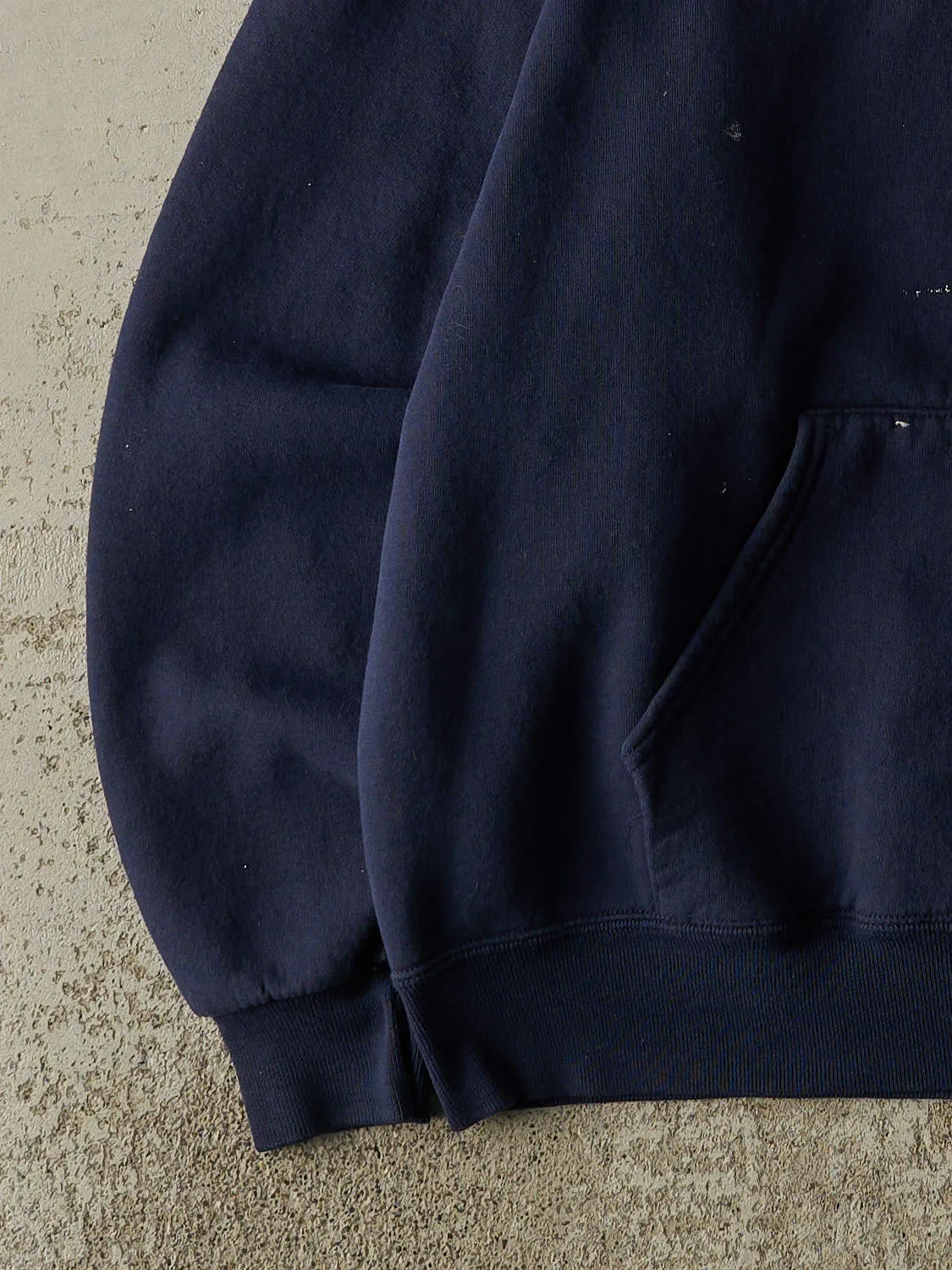 Vintage 90s Navy Blue Greek Symbol Hoodie (L/XL) sold by Rebalance Vintage product image thumbnail 3