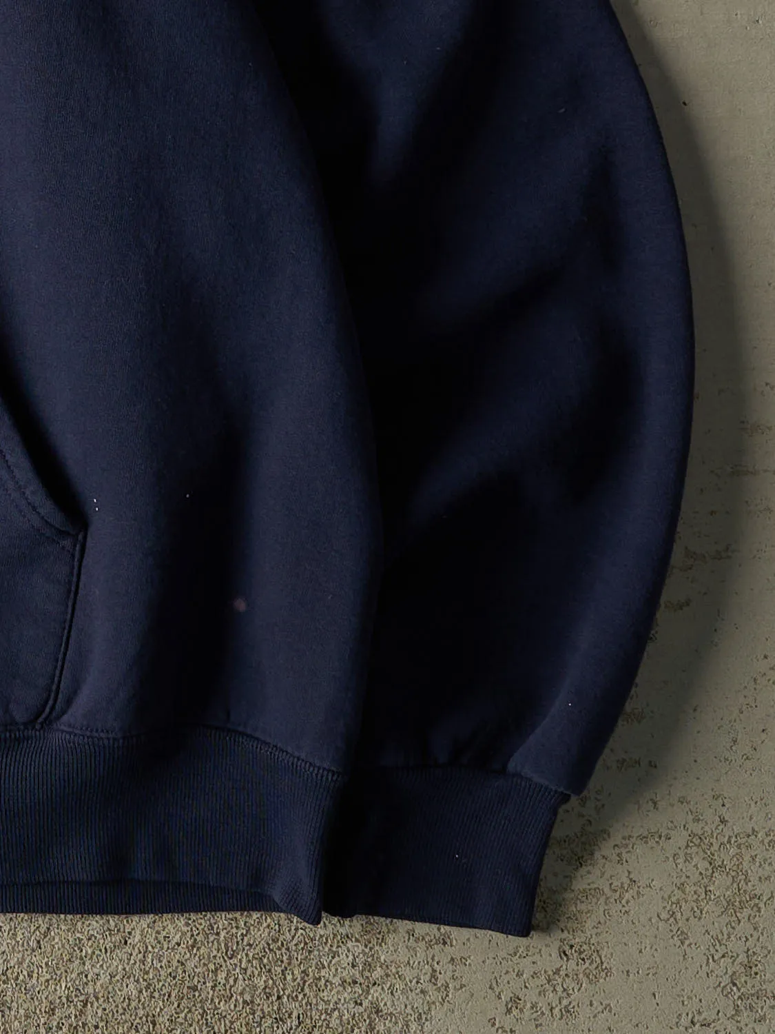 Vintage 90s Navy Blue Greek Symbol Hoodie (L/XL) sold by Rebalance Vintage product image thumbnail 4