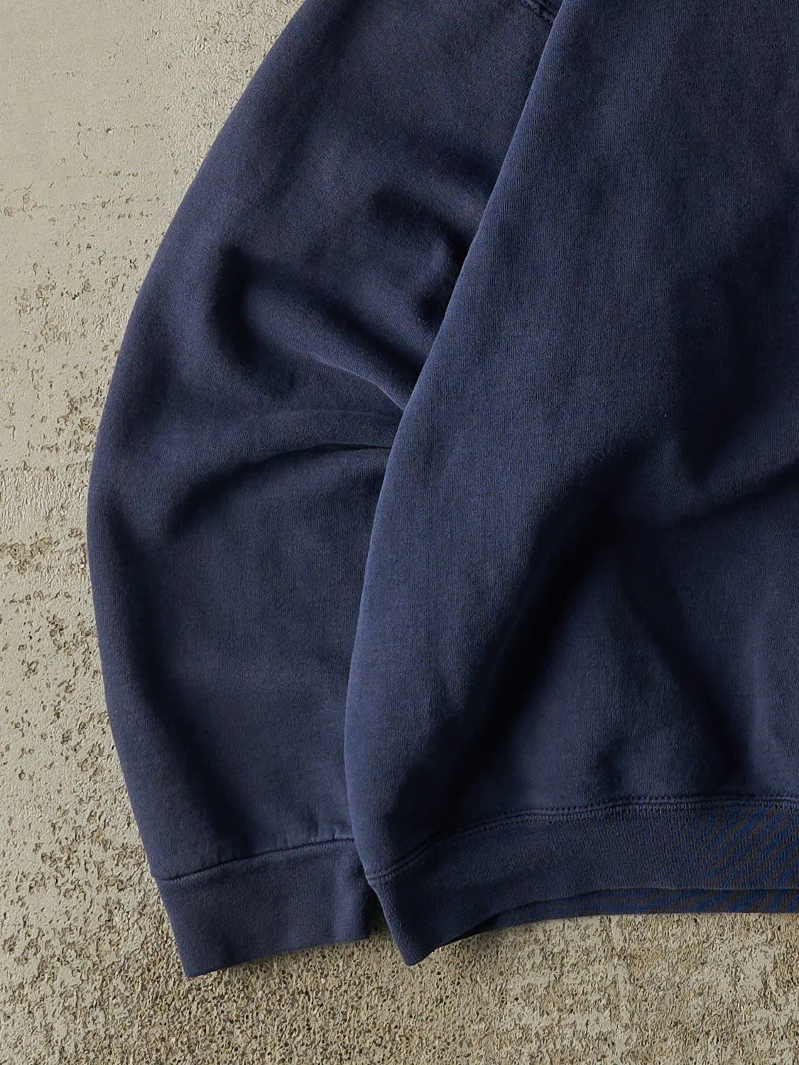 Vintage 90s Navy Blue Blank Crewneck (S/M) sold by Rebalance Vintage product image thumbnail 3