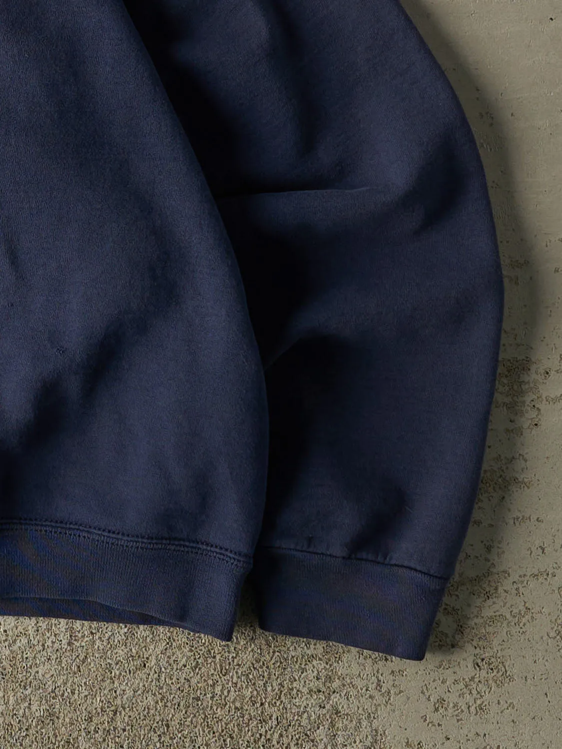 Vintage 90s Navy Blue Blank Crewneck (S/M) sold by Rebalance Vintage product image thumbnail 4