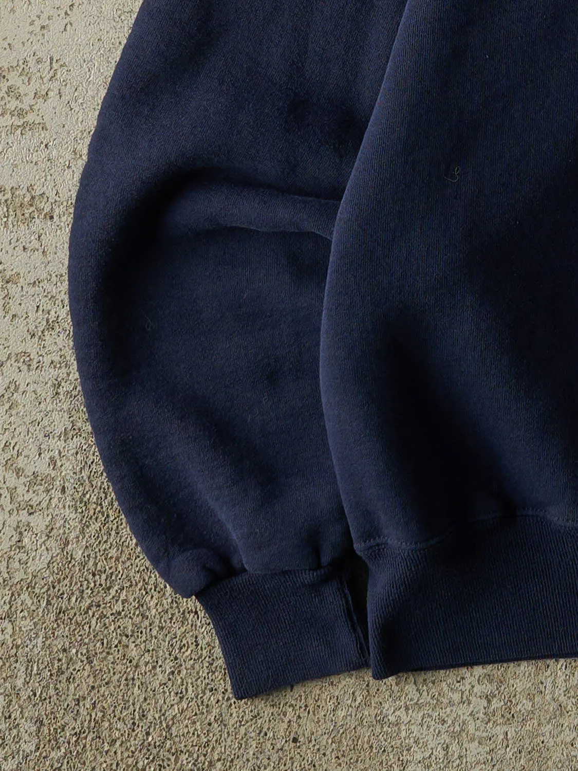 Vintage 90s Navy Blue Russell Athletic Blank Crewneck (S/M) sold by Rebalance Vintage product image thumbnail 3