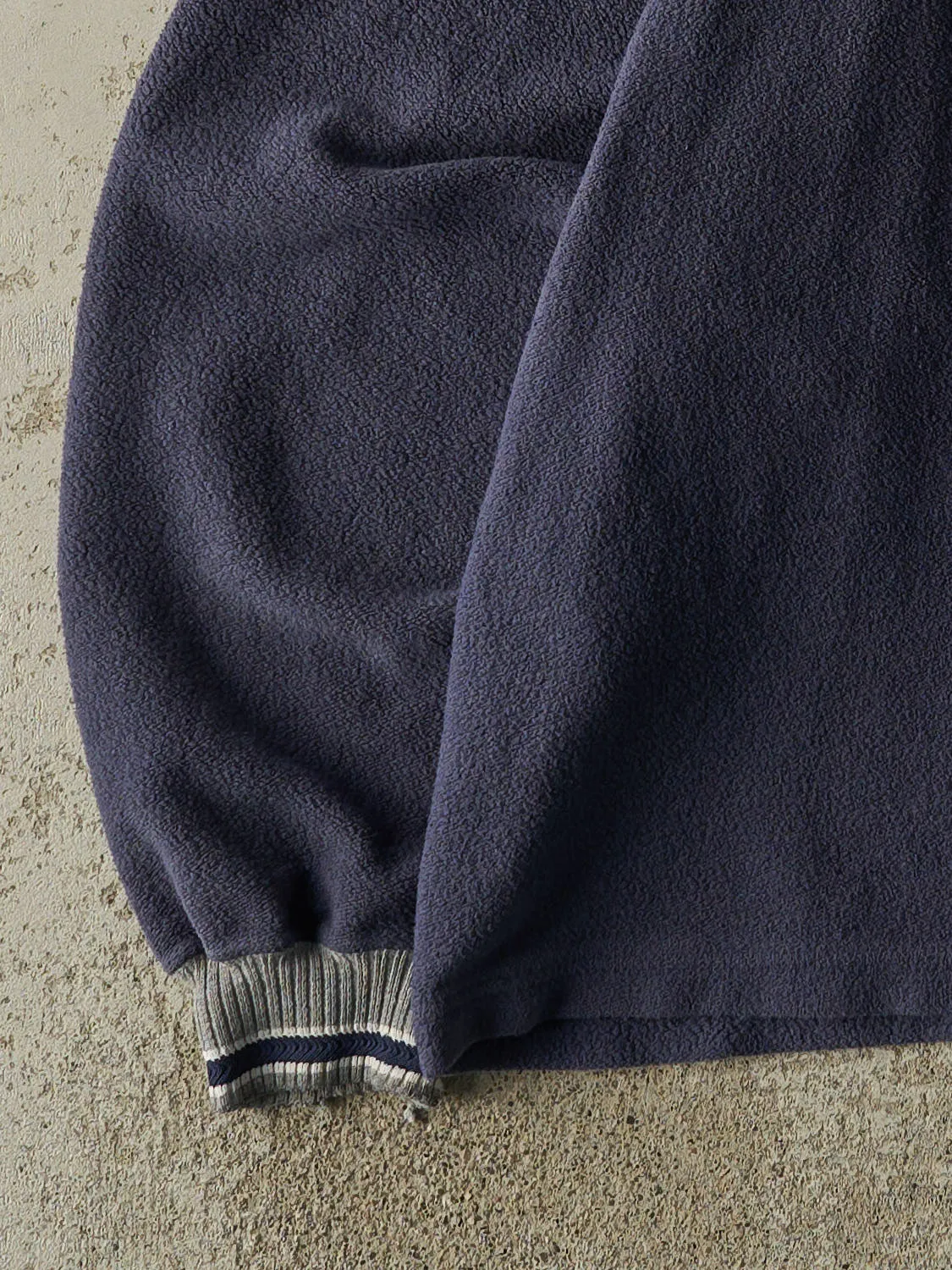 Vintage 90s Navy Blue Champion Embroidered Inside Out Crewneck (XXL) sold by Rebalance Vintage product image thumbnail 3