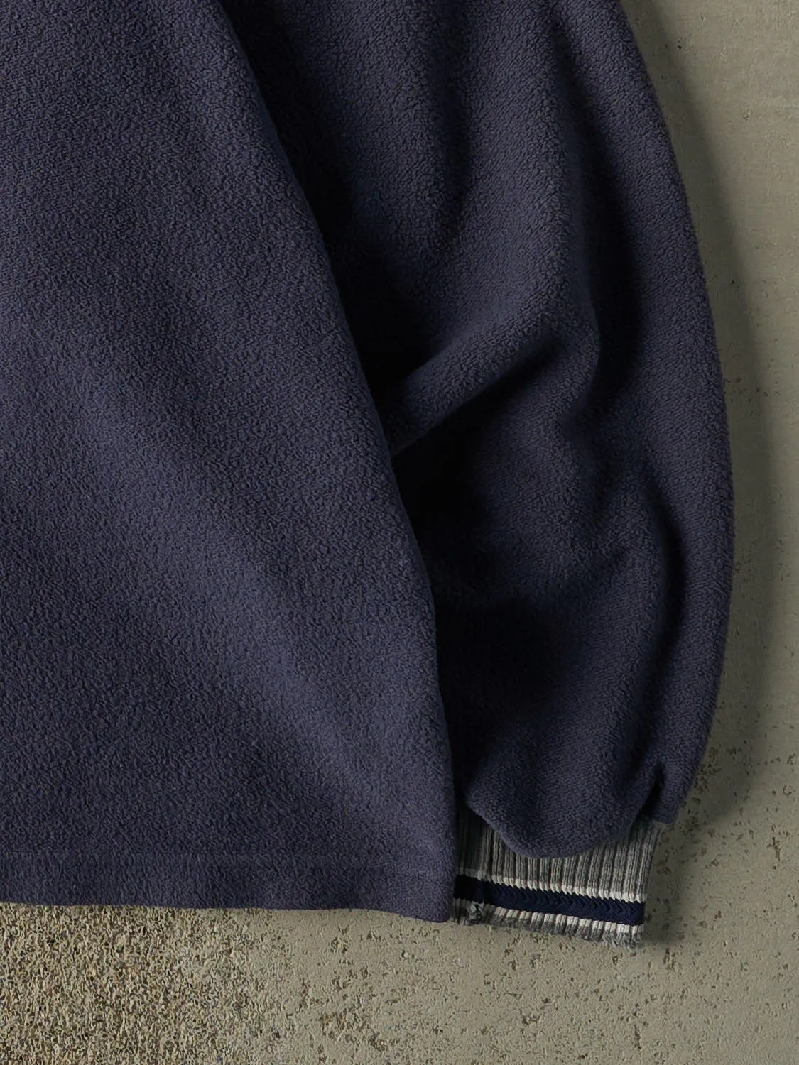 Vintage 90s Navy Blue Champion Embroidered Inside Out Crewneck (XXL) sold by Rebalance Vintage product image thumbnail 4