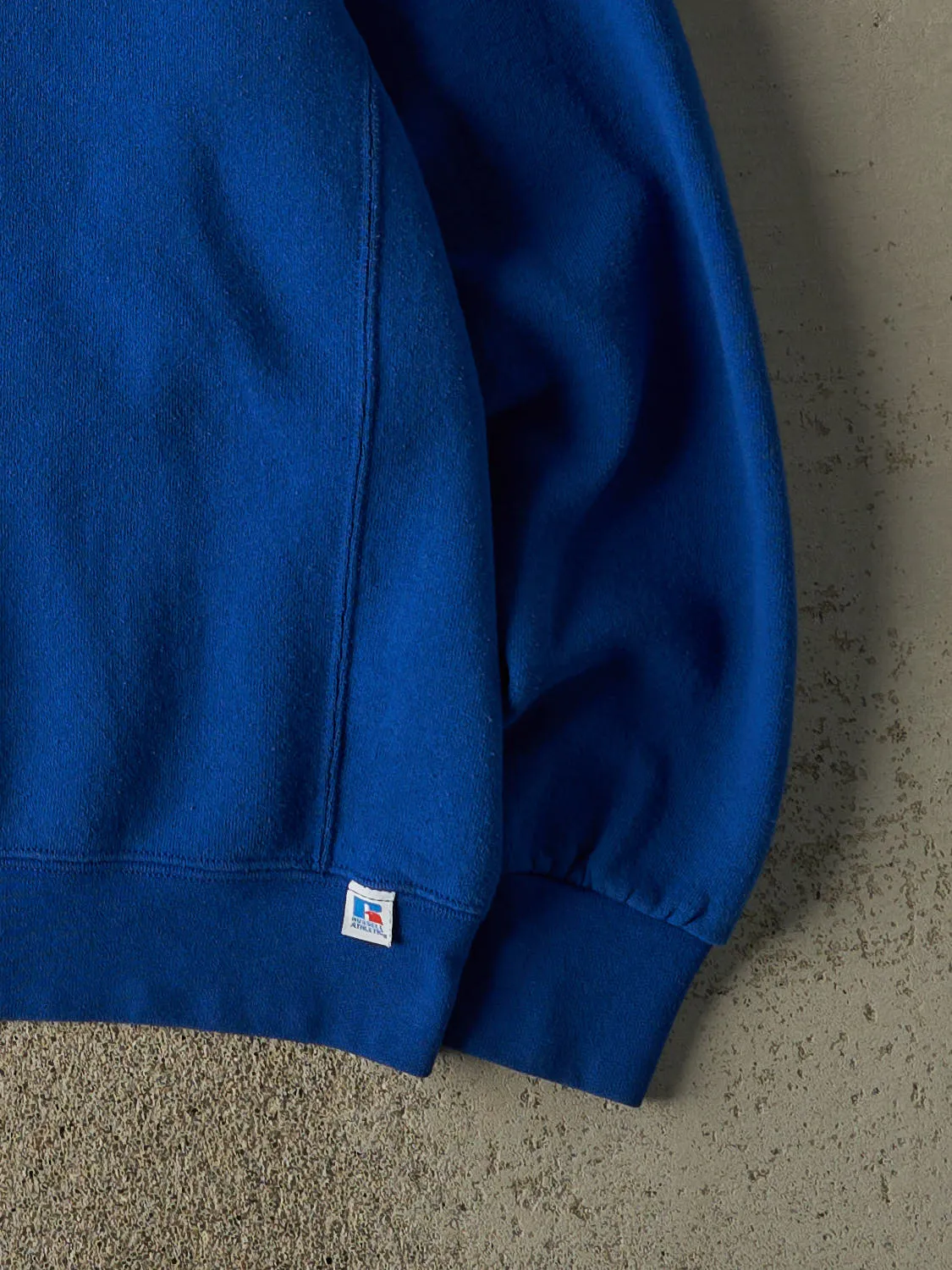 Vintage Y2K Blue Russell Athletic Blank Crewneck (XL) sold by Rebalance Vintage product image thumbnail 4