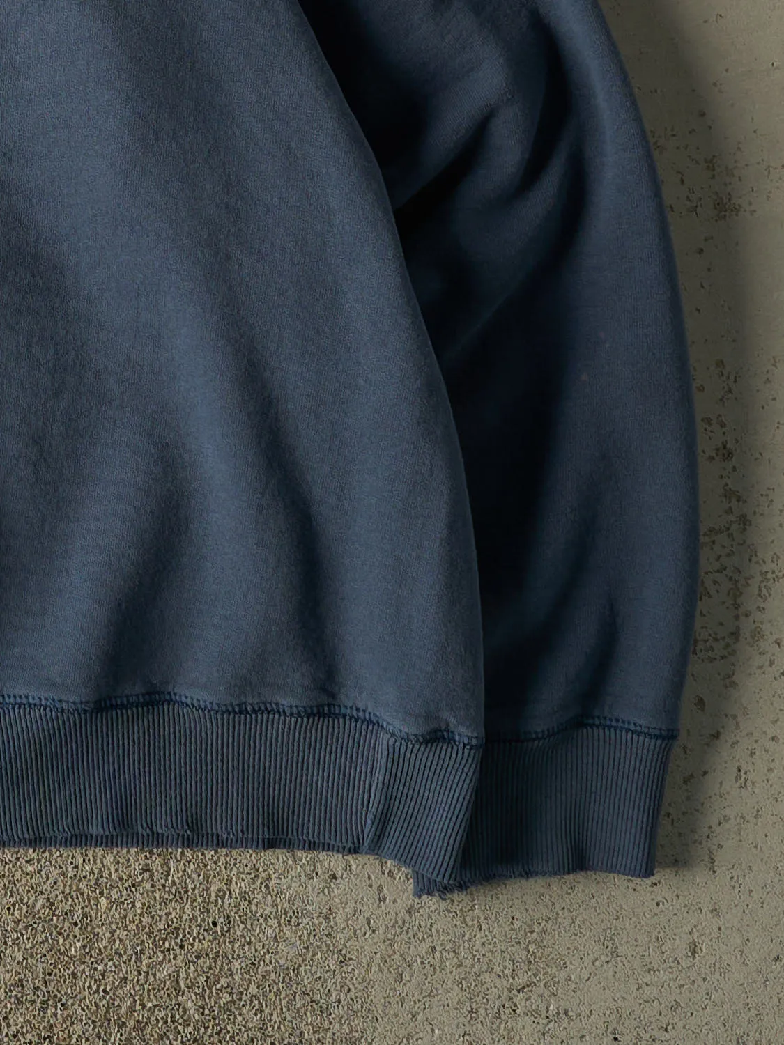 Vintage Y2K Slate Blue Blank Boxy Crewneck (XL/XXL) sold by Rebalance Vintage product image thumbnail 4