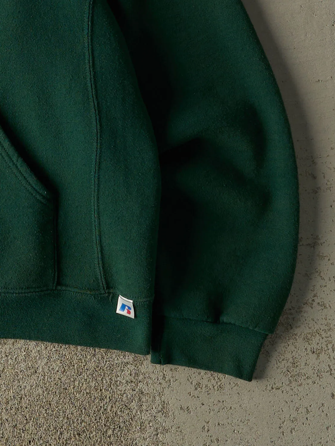 Vintage Y2K Green Buckeyes Basketball Russell Athletic Hoodie (L) sold by Rebalance Vintage product image thumbnail 3