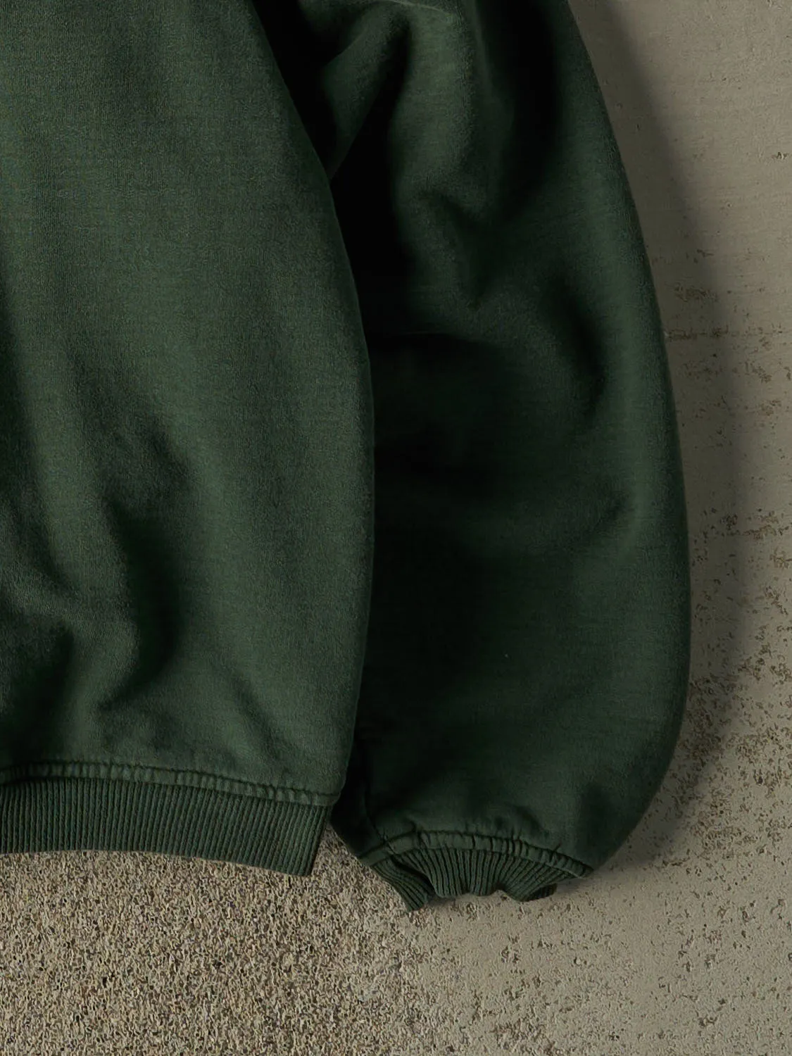 Vintage 90s Sun Faded Green University of Prince Edward Island Embroidered Crewneck (L/XL) sold by Rebalance Vintage product image thumbnail 4