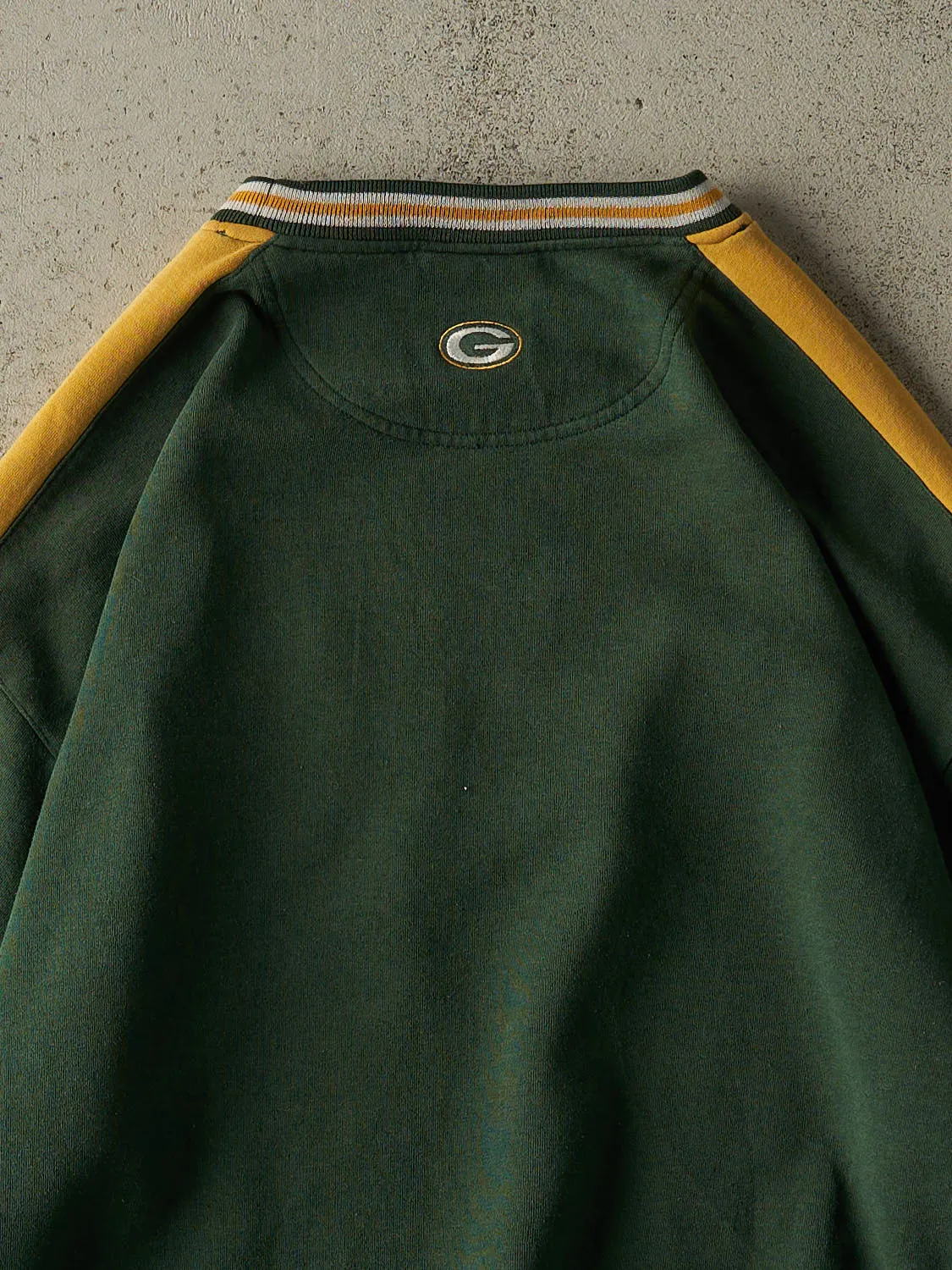Vintage 90s Green Green Bay Packers Embroidered Crewneck (L/XL) sold by Rebalance Vintage product image thumbnail 3