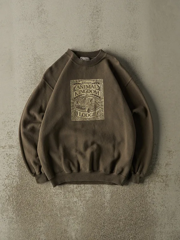 Vintage 90s Green Disney's Animal Kingdom Crewneck (XS/S) sold by Rebalance Vintage