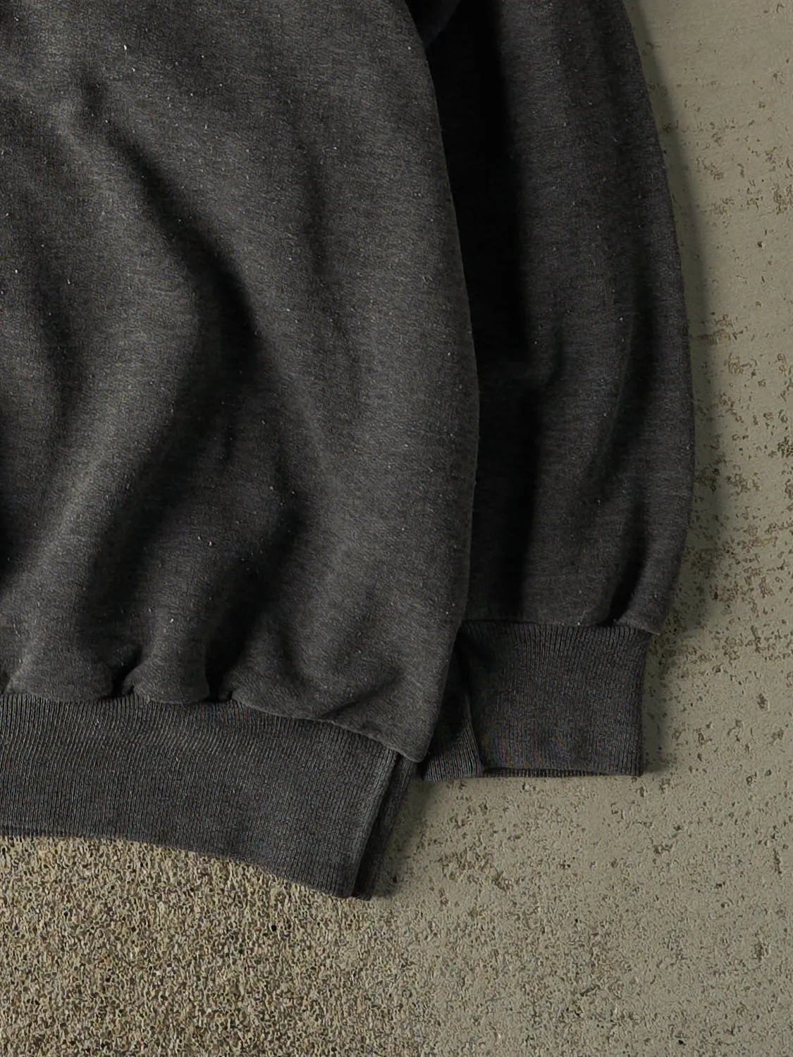 Vintage 80s Charcoal Grey Blank Crewneck (XL/XXL) sold by Rebalance Vintage product image thumbnail 4