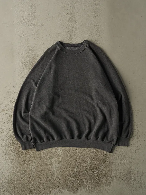 Vintage 80s Charcoal Grey Blank Crewneck (XL/XXL) sold by Rebalance Vintage