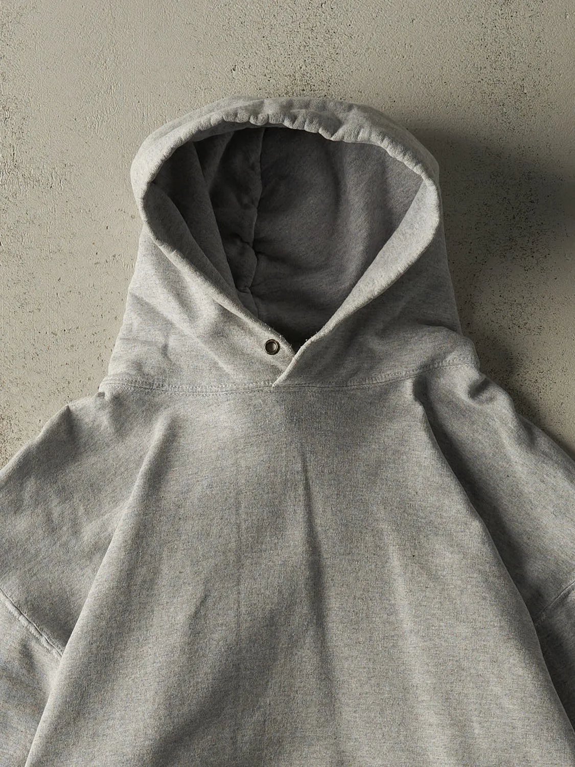 Vintage 90s Grey Russell Athletic Embroidered Logo Hoodie (XL/XXL) sold by Rebalance Vintage product image thumbnail 2