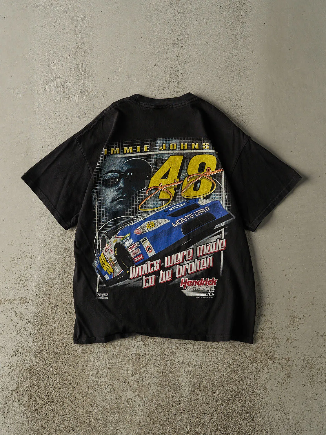 Vintage 03' Black Jimmie Johnson Nascar Racing Tee (M) sold by Rebalance Vintage product image thumbnail 2