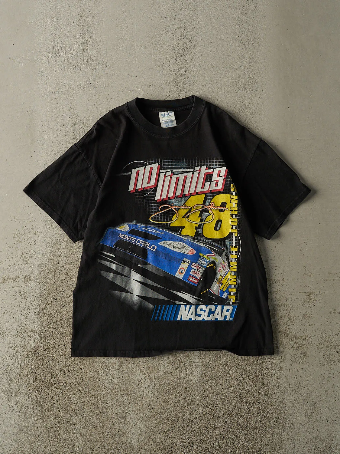 Vintage 03' Black Jimmie Johnson Nascar Racing Tee (M) sold by Rebalance Vintage