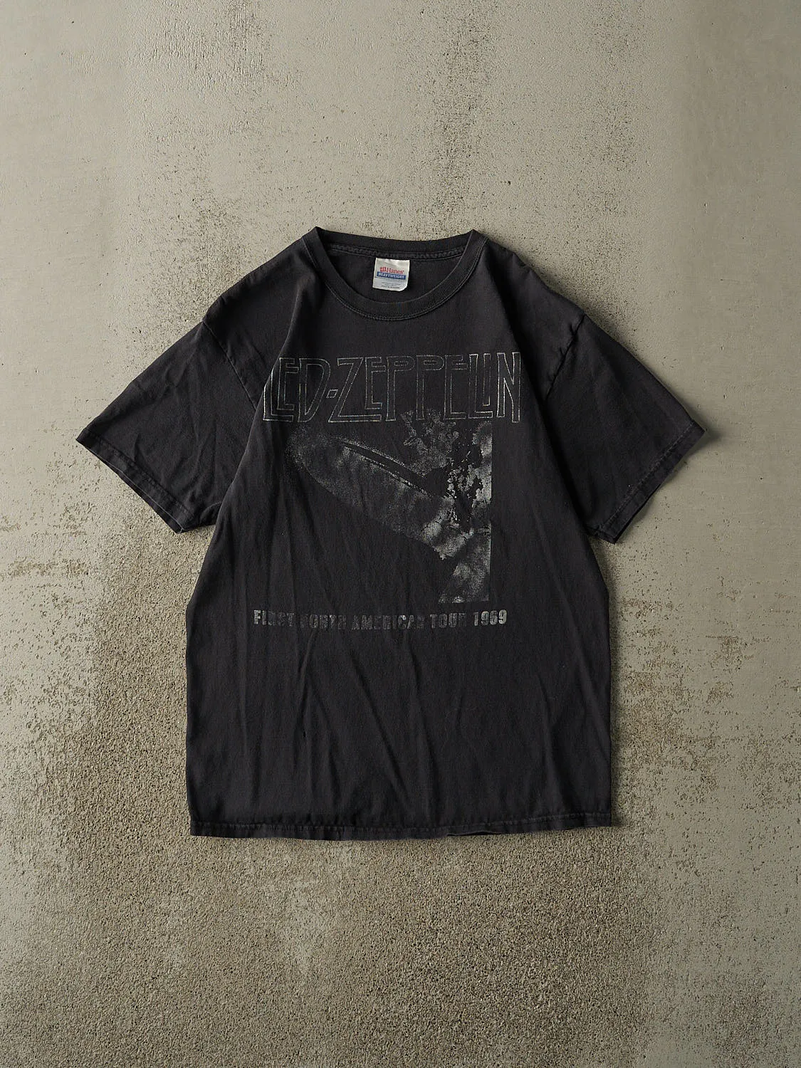 Vintage Y2K Faded Black Led Zeppelin Tee (S/M) sold by Rebalance Vintage
