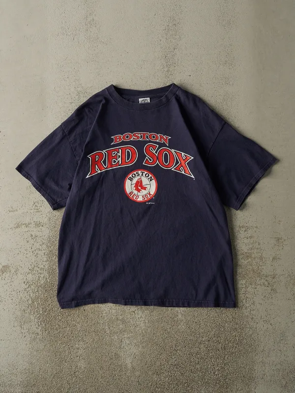 Vintage 04' Navy Blue Boston Red Sox Tee (L) sold by Rebalance Vintage