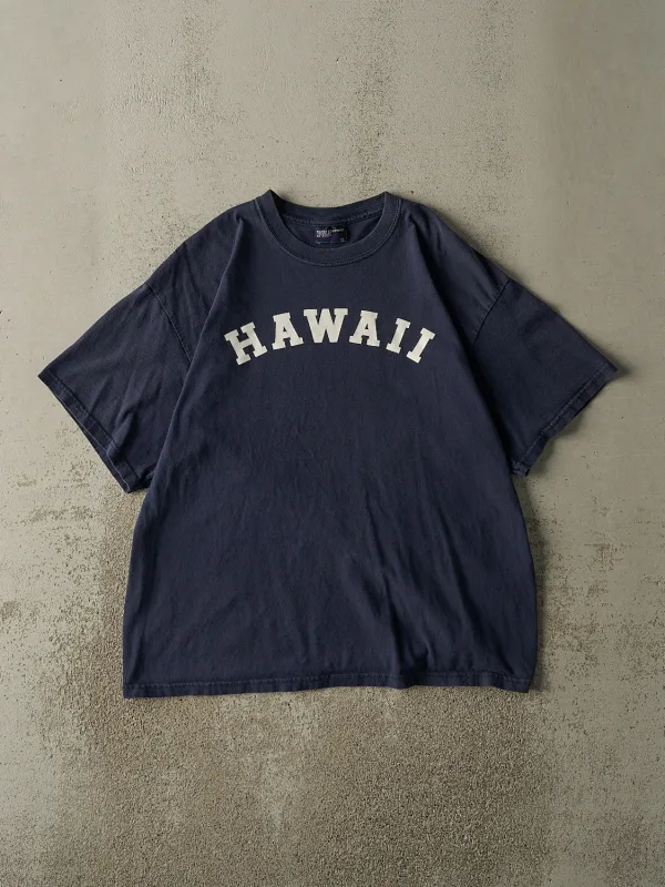 Vintage 90s Navy Blue Hawaii Tee (L/XL) sold by Rebalance Vintage