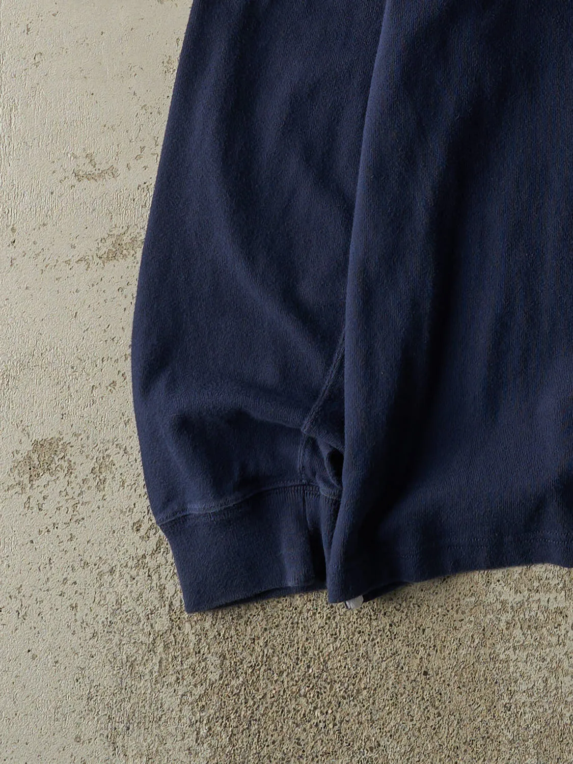 Vintage 90s Navy Blue Polo Ralph Lauren Rugby Long Sleeve (XXL) sold by Rebalance Vintage product image thumbnail 3