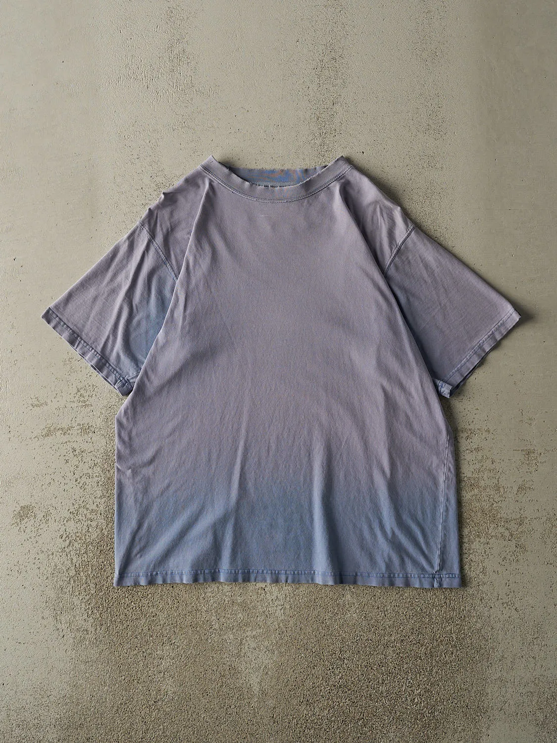 Vintage 90s Sun Faded Blue Blank Tee (L/XL) sold by Rebalance Vintage