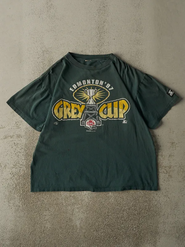 Vintage 97' Green Edmonton Eskimo's CFL Grey Cup Tee (L/XL) sold by Rebalance Vintage