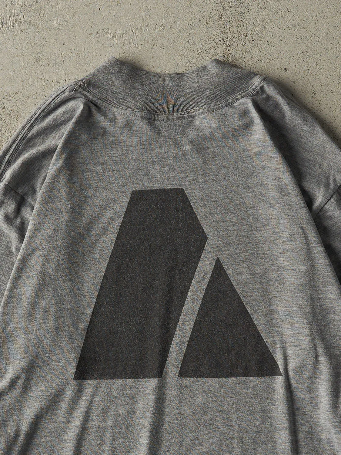 Vintage 90s Grey US Army Mock Neck Long Sleeve (L/XL) sold by Rebalance Vintage product image thumbnail 4