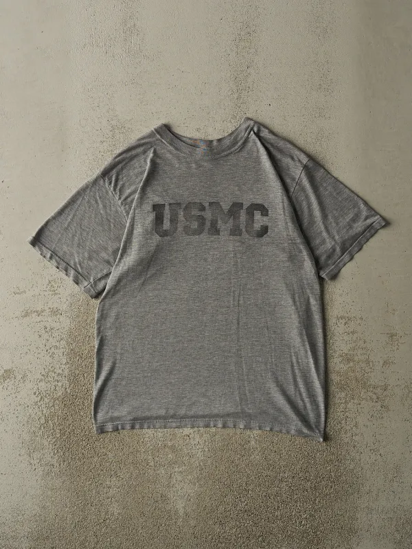 Vintage 90s Grey USMC Tee (M/L) sold by Rebalance Vintage