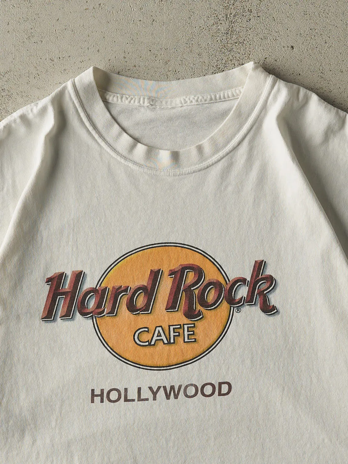Vintage 90s White Hard Rock Cafe Hollywood Tee (XL/XXL) sold by Rebalance Vintage product image thumbnail 2