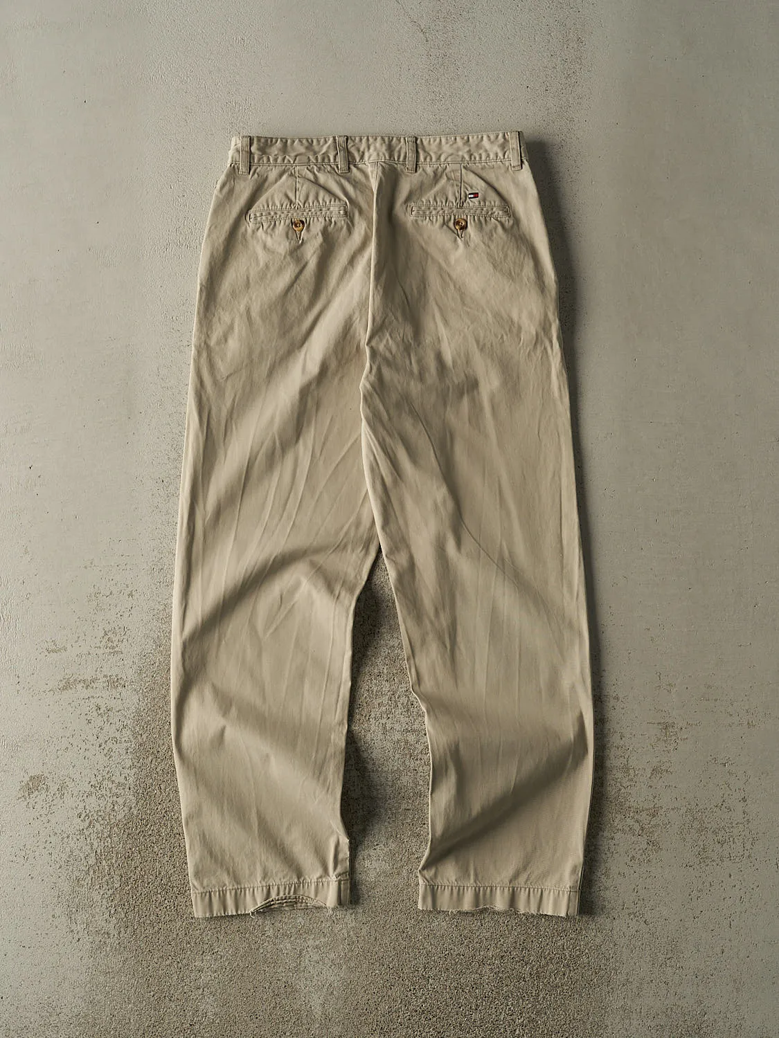 Vintage 90s Beige Tommy Hilfiger Chino Pants (31x31) sold by Rebalance Vintage product image thumbnail 2