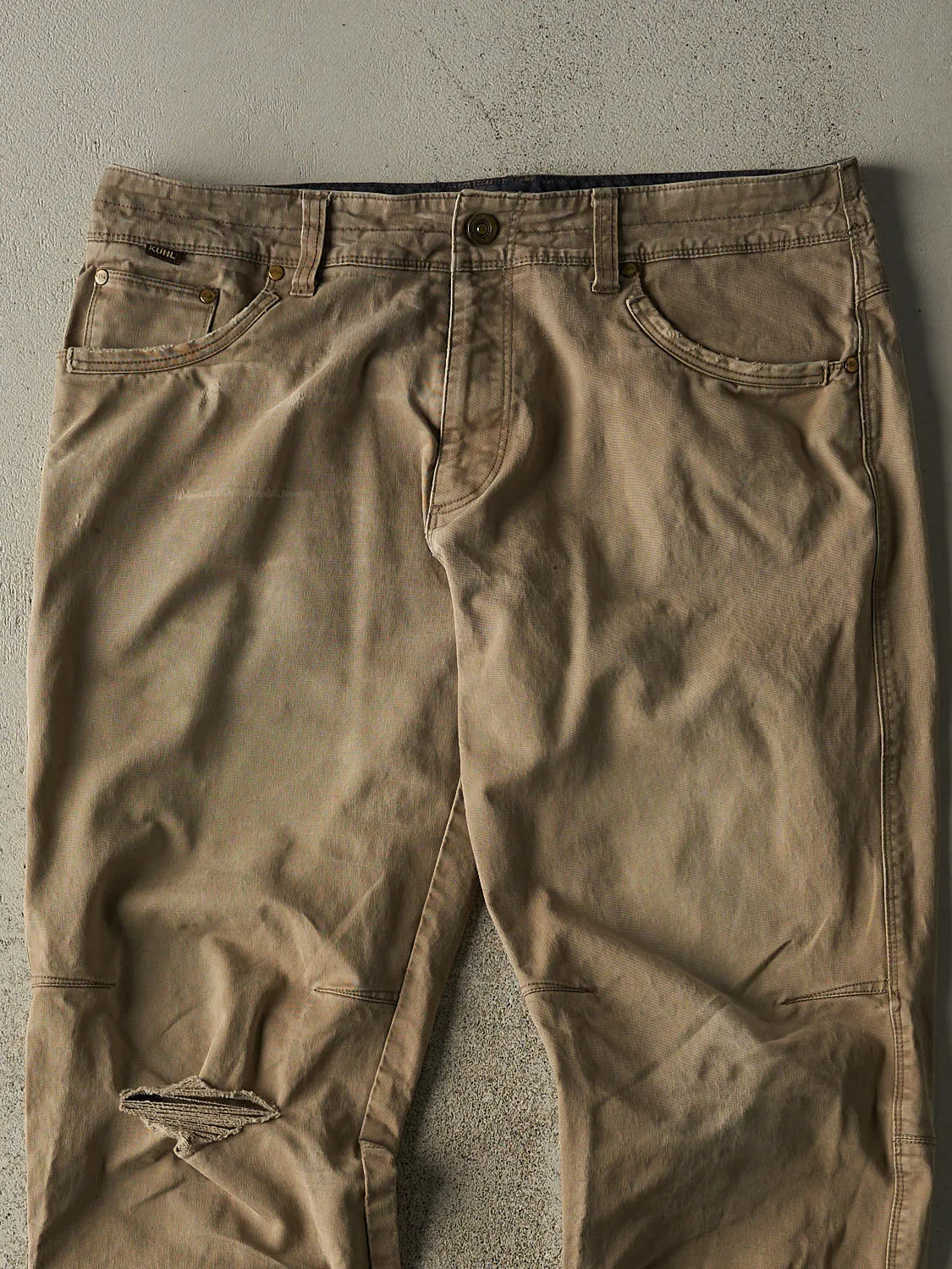 Vintage Y2K Beige Kuhl Work Pants (37x31.5) sold by Rebalance Vintage product image thumbnail 3