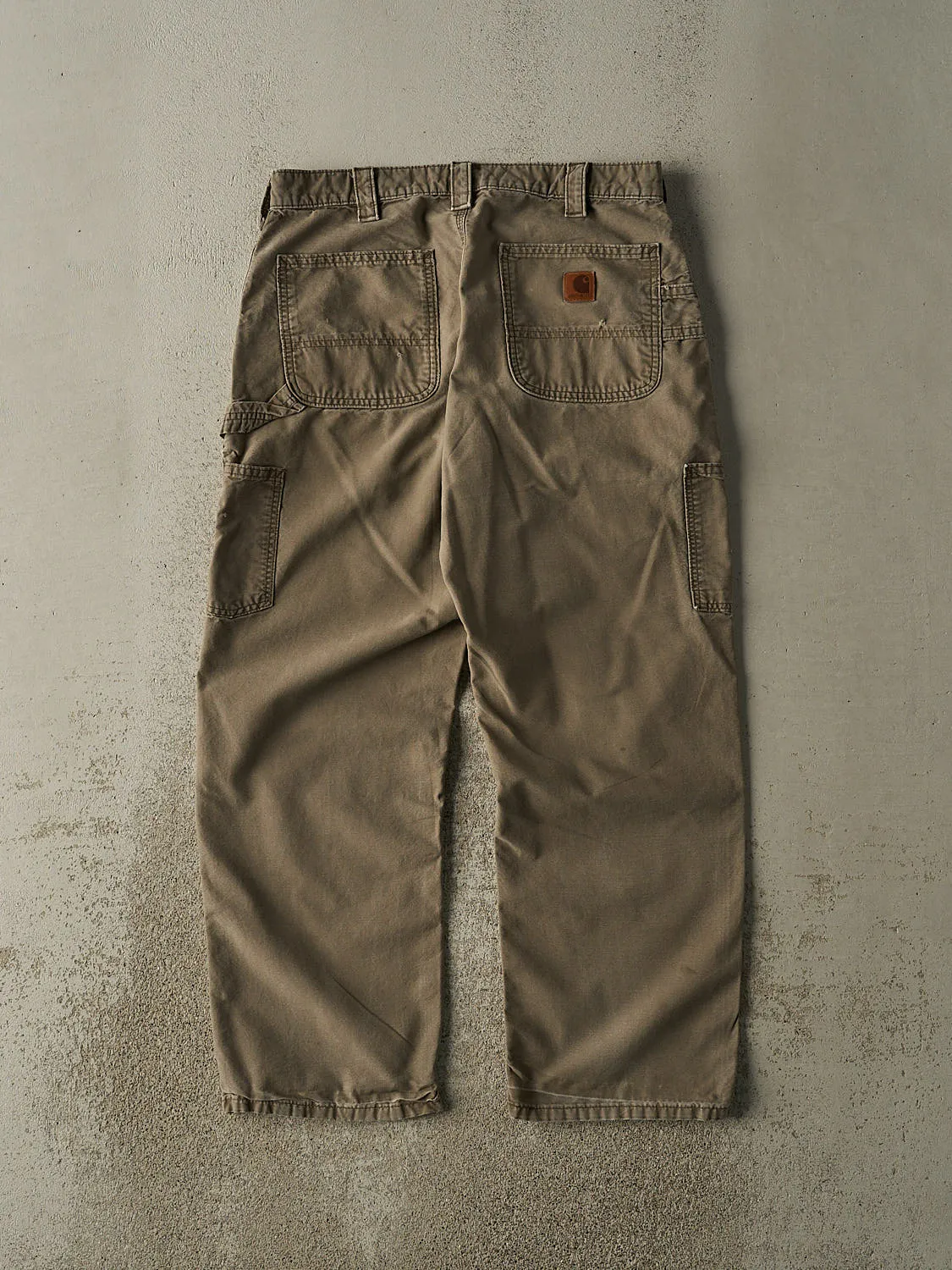 Vintage Y2K Beige Carhartt Carpenter Pants (32x29) sold by Rebalance Vintage product image thumbnail 2