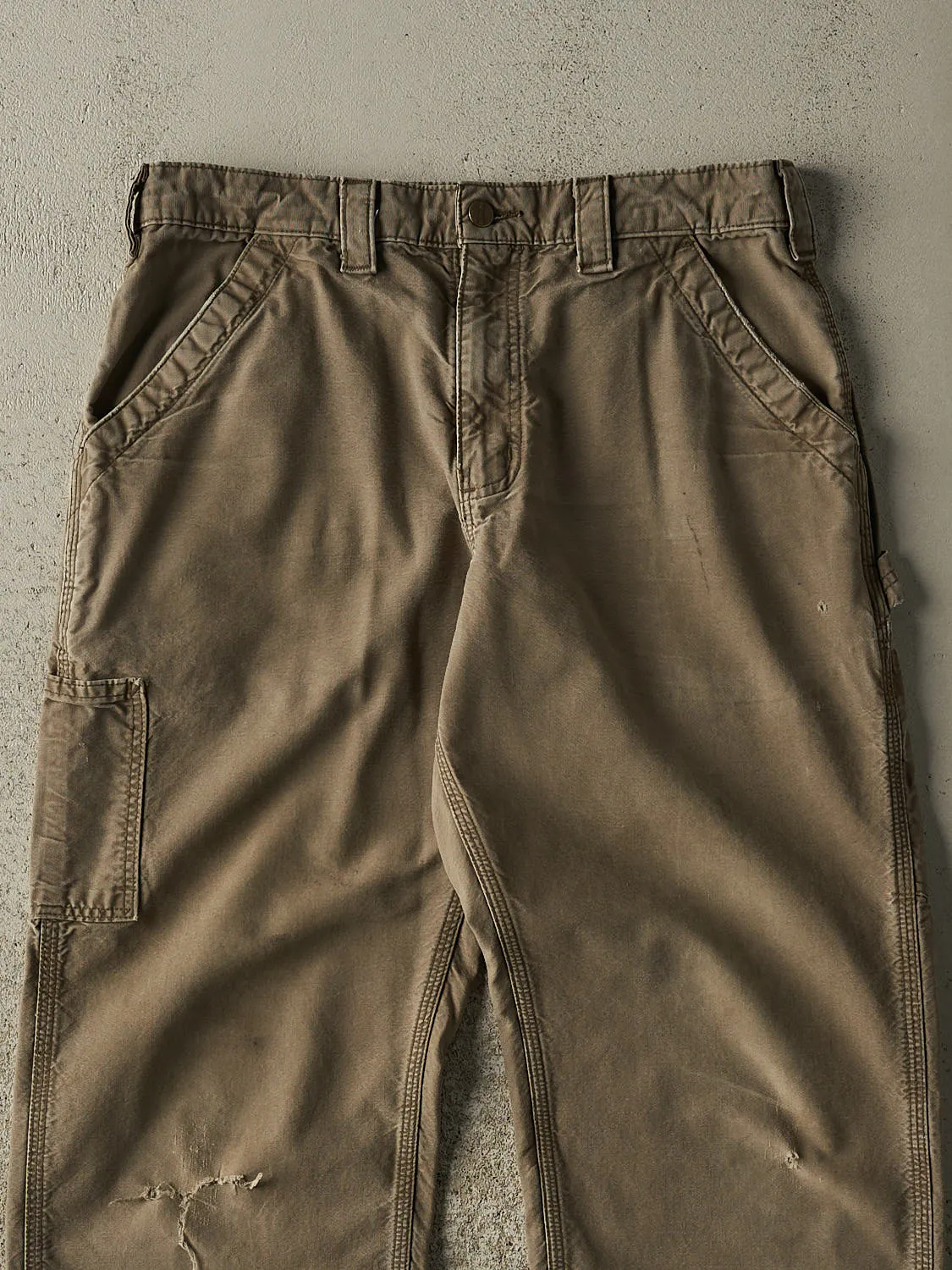 Vintage Y2K Beige Carhartt Carpenter Pants (32x29) sold by Rebalance Vintage product image thumbnail 3