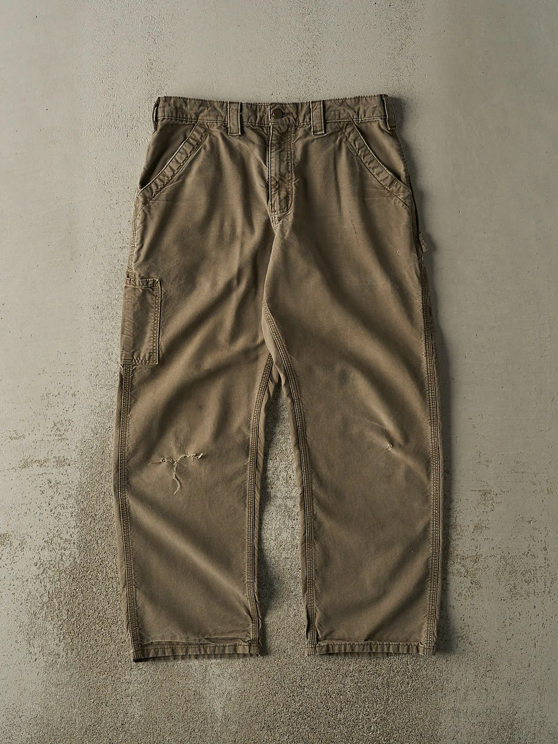 Vintage Y2K Beige Carhartt Carpenter Pants (32x29) sold by Rebalance Vintage