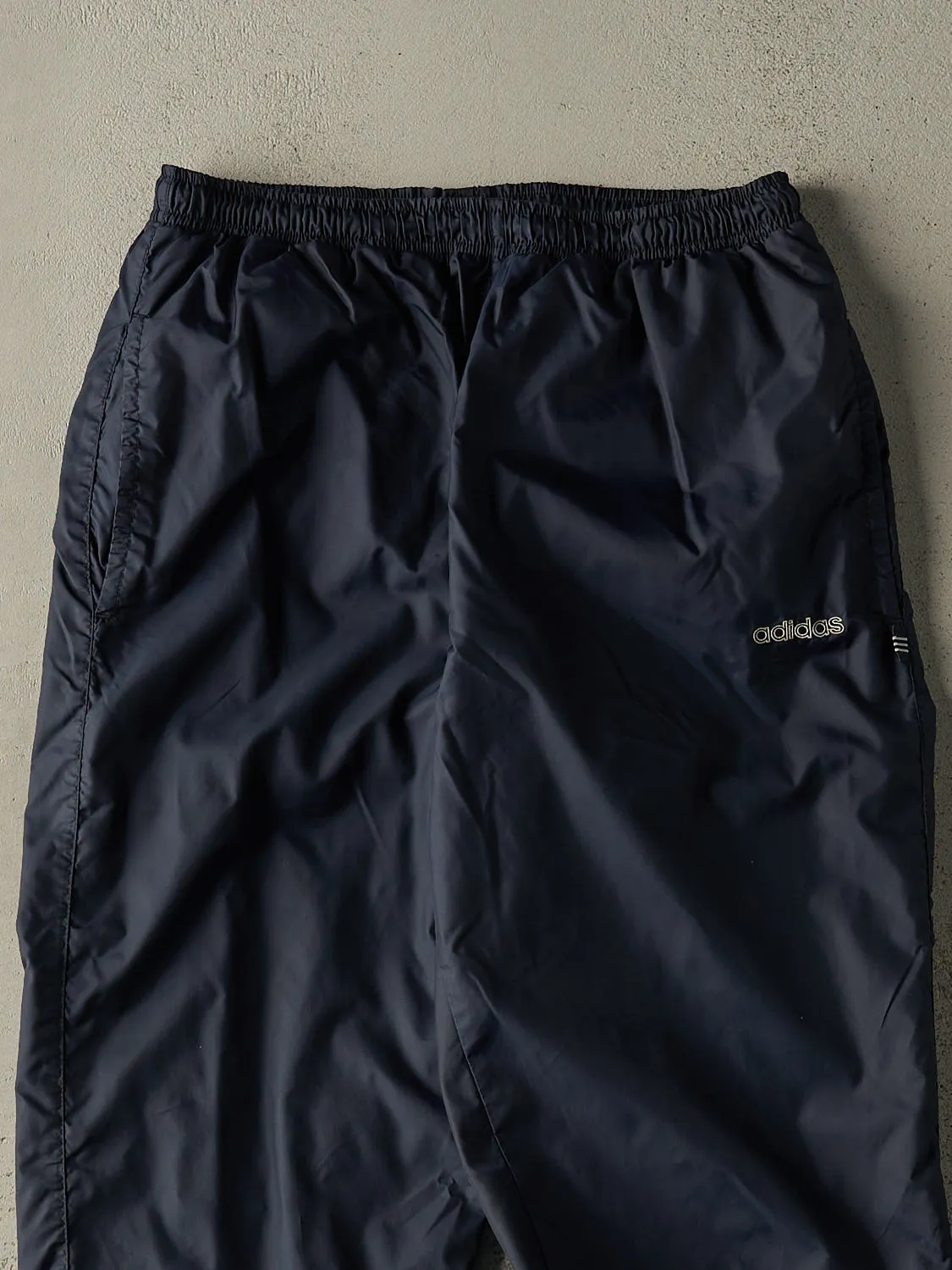Vintage Y2K Navy Blue Adidas Track Pants (29x29.5) sold by Rebalance Vintage product image thumbnail 3