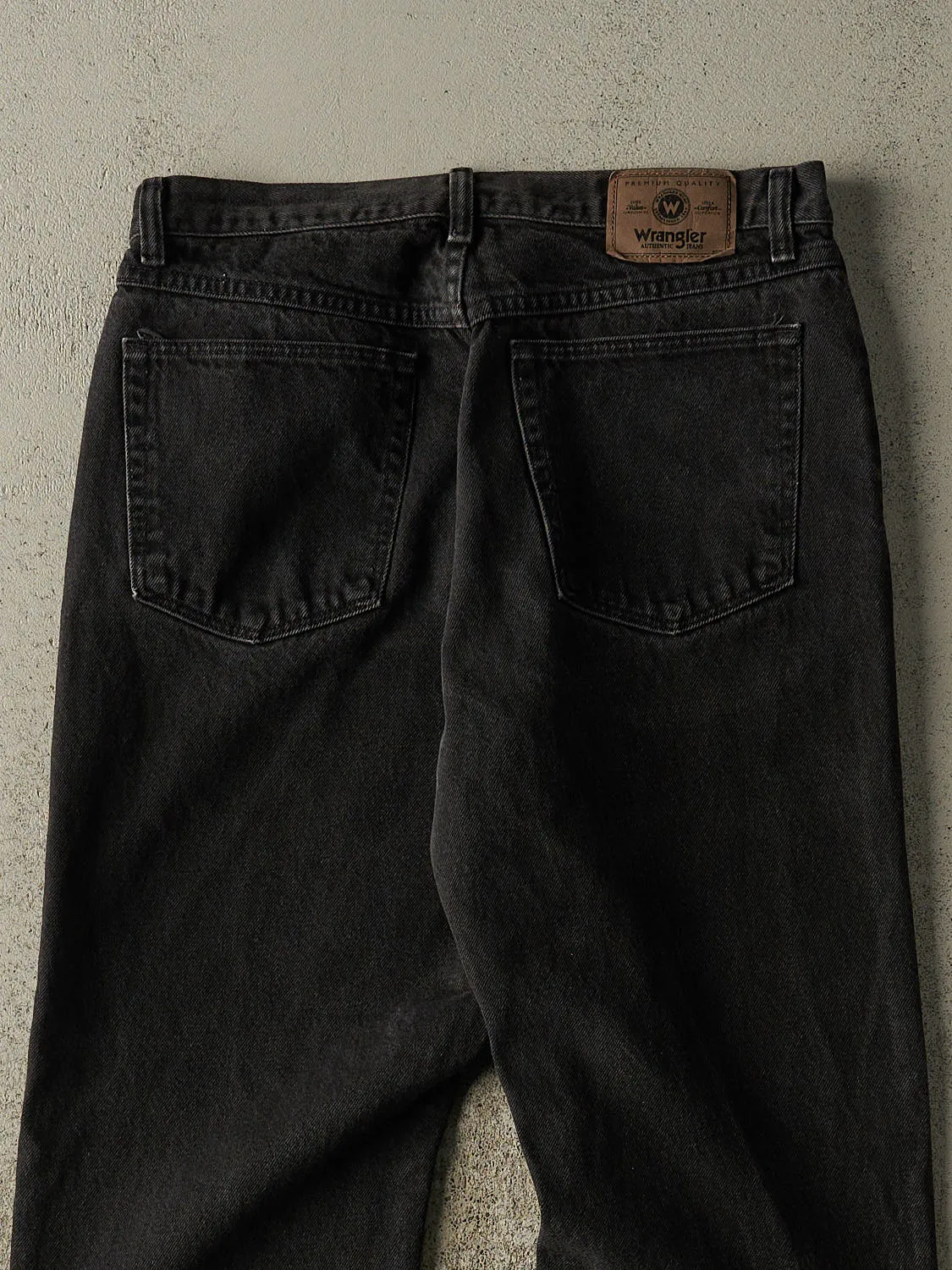 Vintage 90s Faded Black Wrangler Denim Pants (32x29.5) sold by Rebalance Vintage product image thumbnail 4