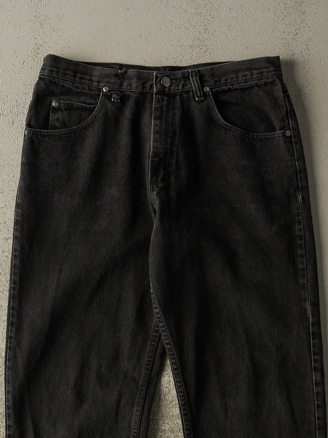 Vintage 90s Faded Black Wrangler Denim Pants (32x29.5) sold by Rebalance Vintage product image thumbnail 3