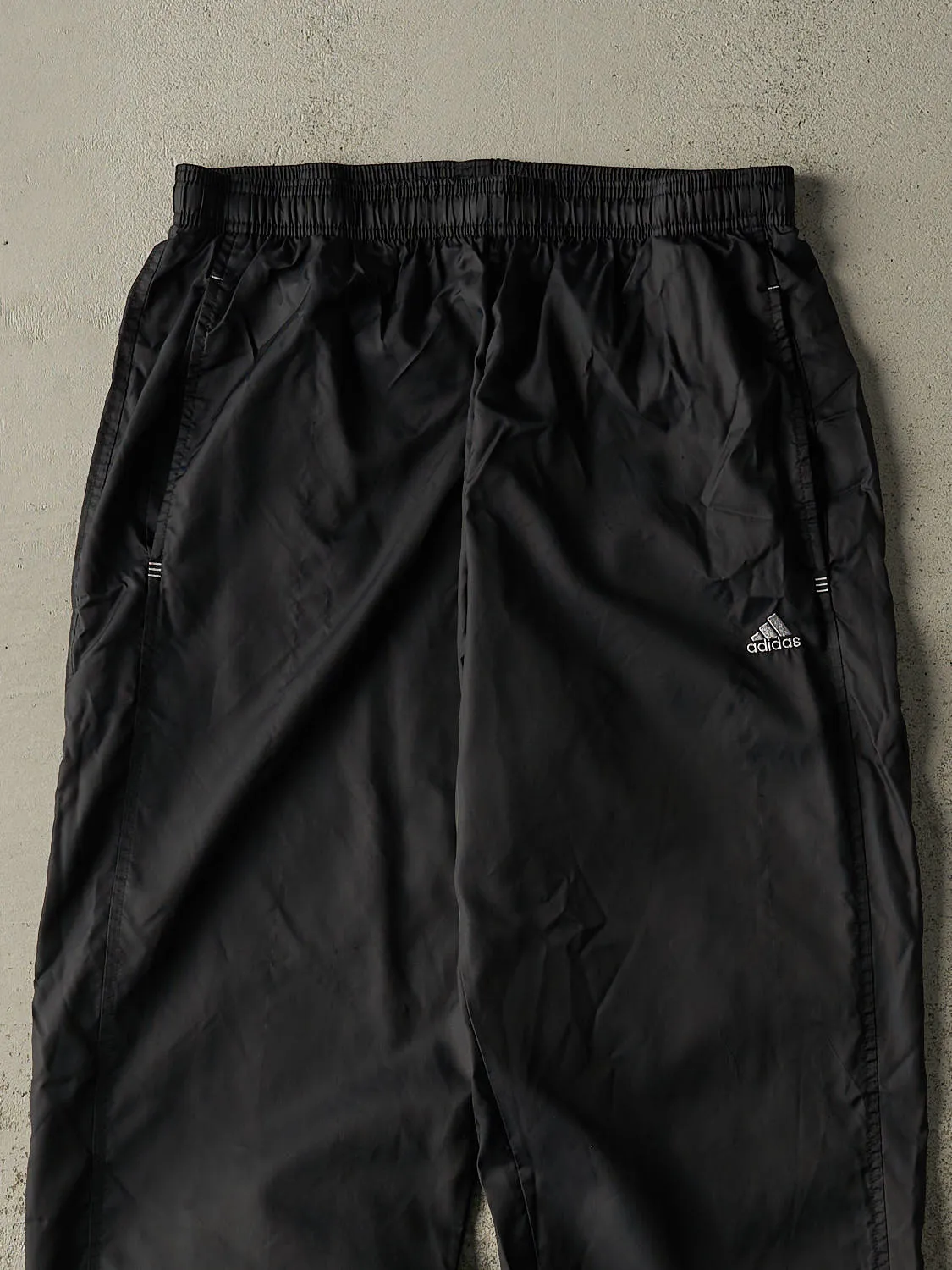 Vintage Y2K Black Adidas Track Pants (29.5x31) sold by Rebalance Vintage product image thumbnail 3