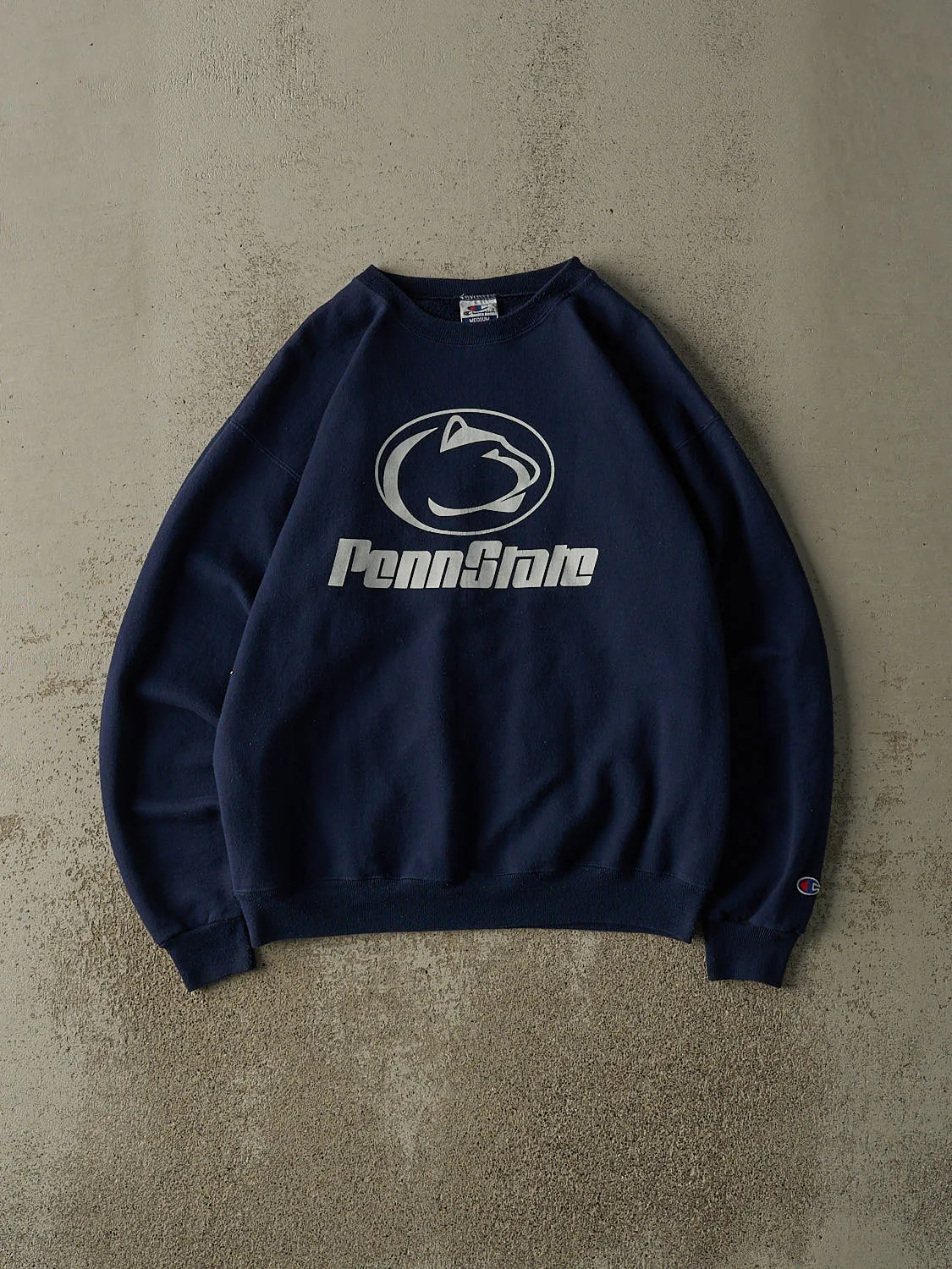Vintage Y2K Navy Blue Penn State University Nittany Lions Crewneck (M) sold by Rebalance Vintage