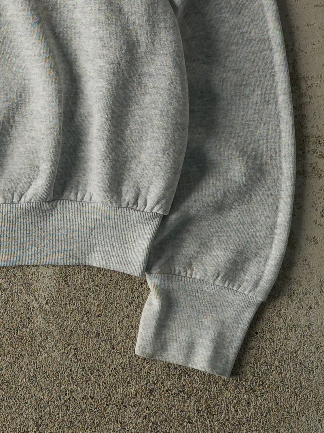 Vintage 80s Heather Grey Blank Boxy Crewneck (S/M) sold by Rebalance Vintage product image thumbnail 3